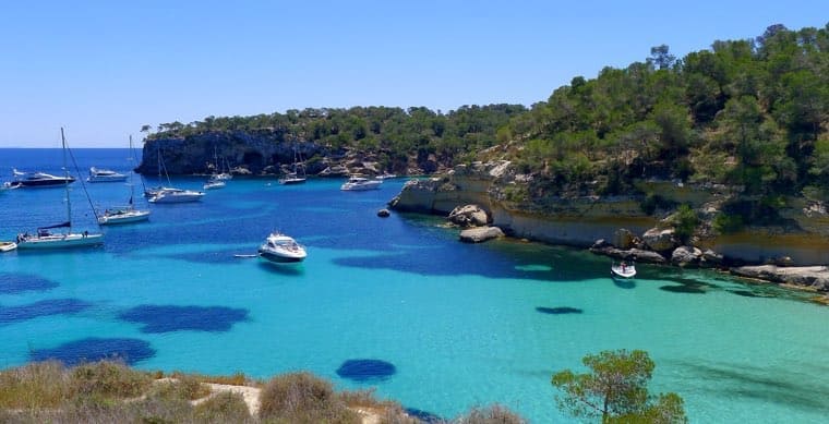 Beach in the Southwest of Mallorca