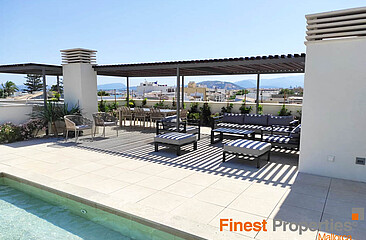 Furnished new build 4 bedroom apartment for rent in a modern complex in Puerto Pollenca