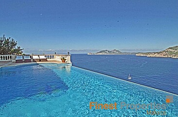 Luxury villa with stunning sea and panoramic views on La Mola, Port d'Andratx