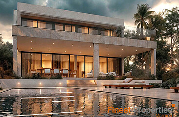 Newly built villa for sale in Santa Ponsa near the harbor