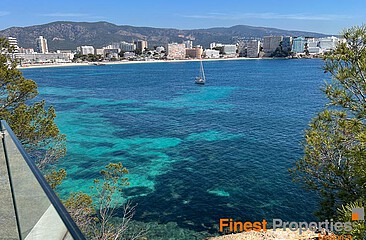 Modern new built villa for sale on the first sea line in Cala Vinyas