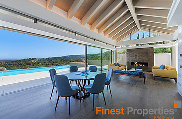 Modern villa with sea views in Son Vida for sale