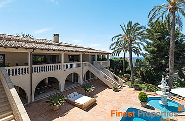 Mediterranean villa for rent in Sol de Mallorca