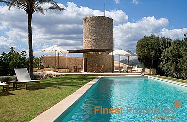 Restored traditional mill with panoramic views over Arta